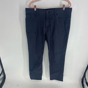 English Laundry Men's Navy Blue Straight-Leg Stretch Jeans Size 36 x 32